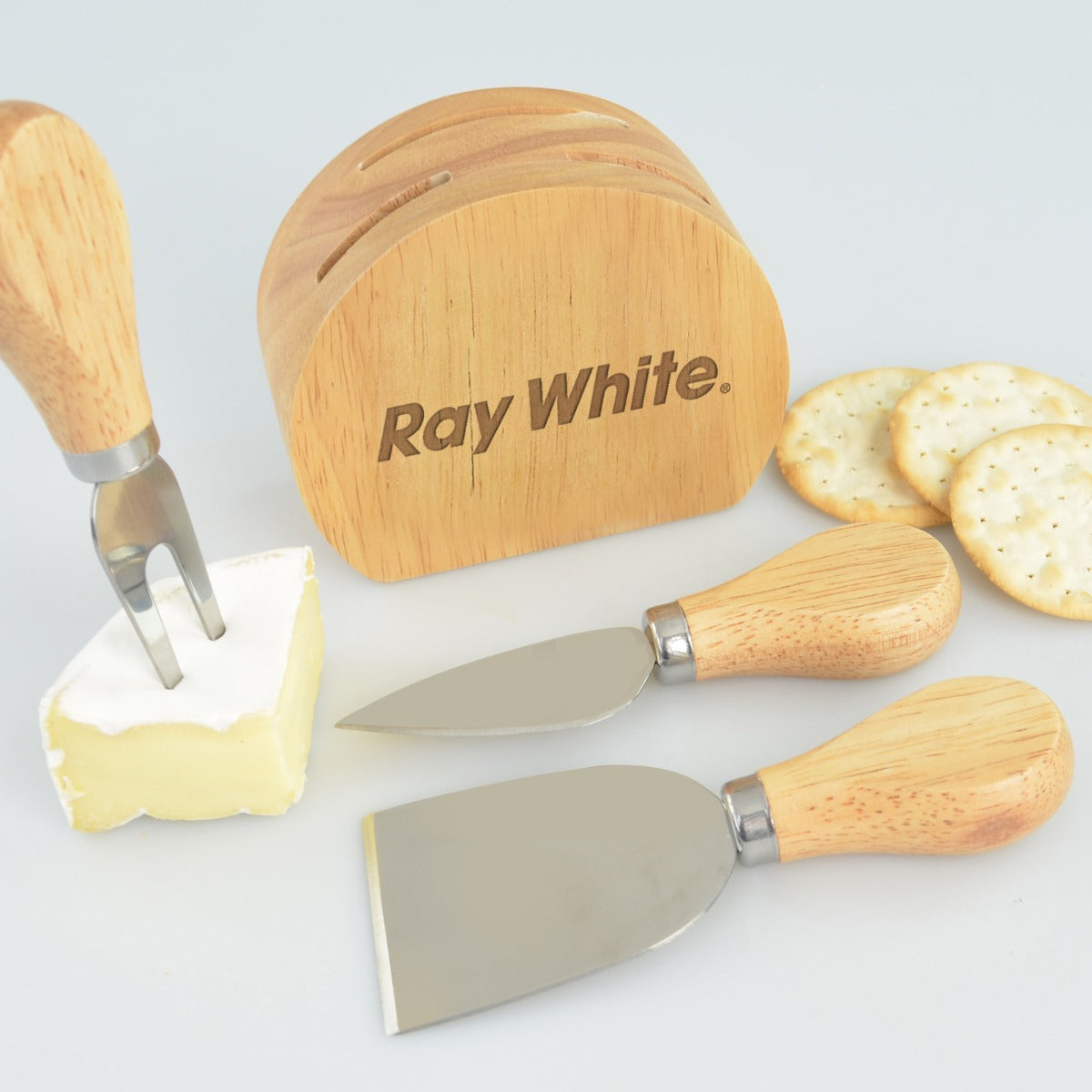 Engraved Promotional 3-Piece Cheese Set
